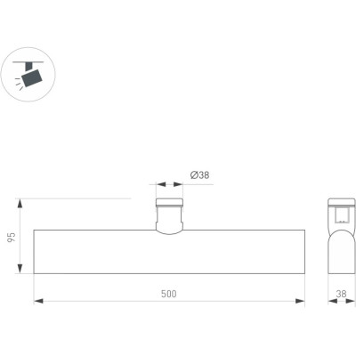 Трековый светильник APRIORI 047778