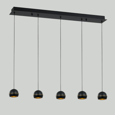 Подвесной светильник MD21001034 MD21001034-5B black/gold