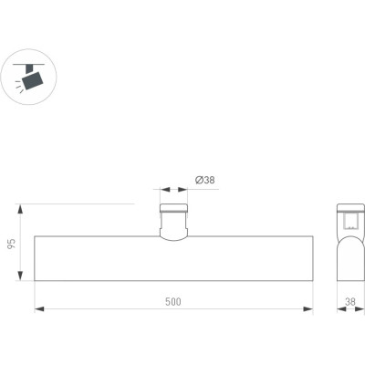 Трековый светильник APRIORI 039296